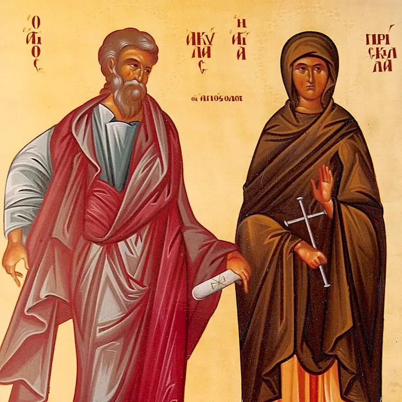 Paul staying in the house of Saints Aquila and Priscilla, detail (Jan van de Venne, 1650, Museum Plantin-Moretus, Antwerpen)