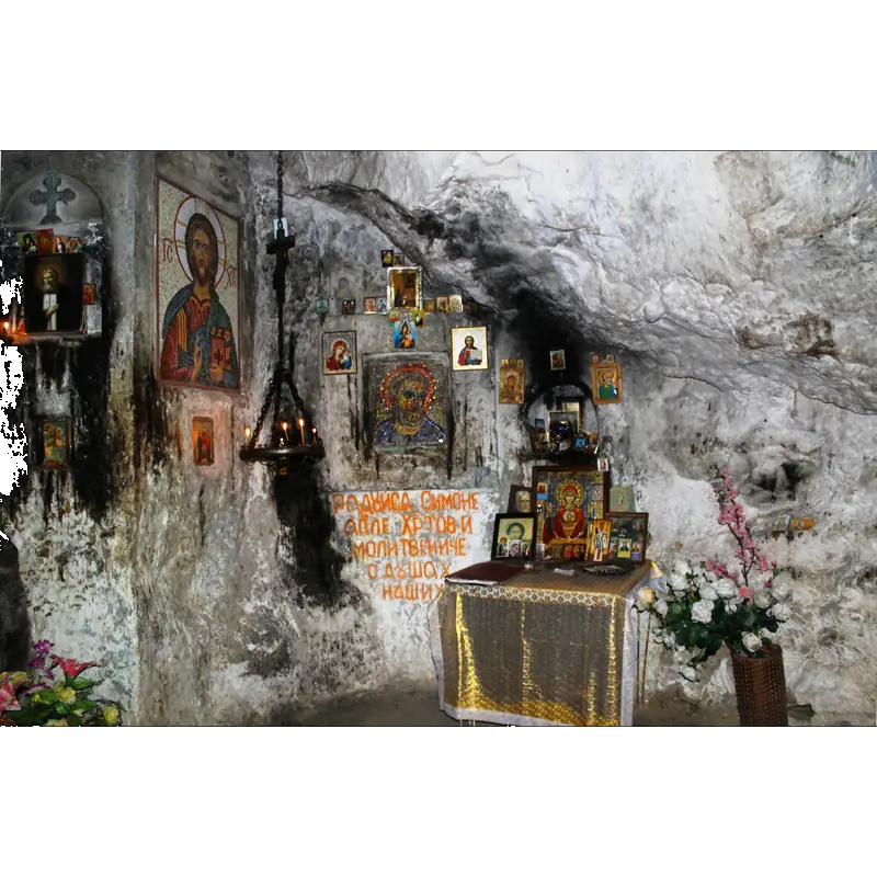 Saint Simon the Zealot's (Simon Kananaios) cave in Abkhazia, Georgia