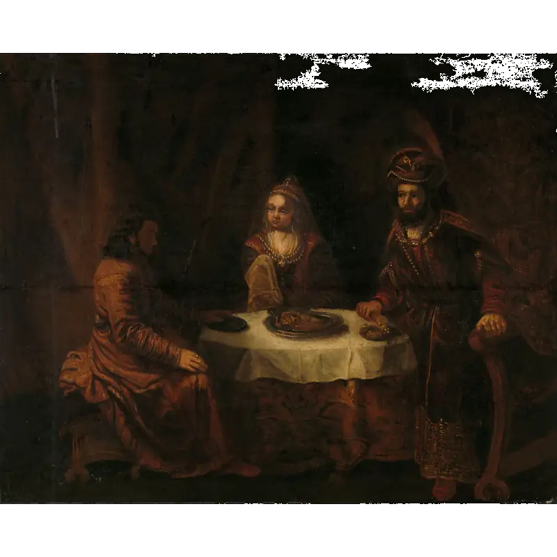 The wrath of Ahasuerus (anonymous), Rijksmuseum