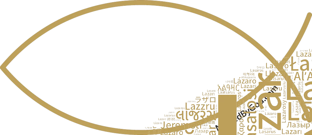 Word cloud illustration for Lazarus